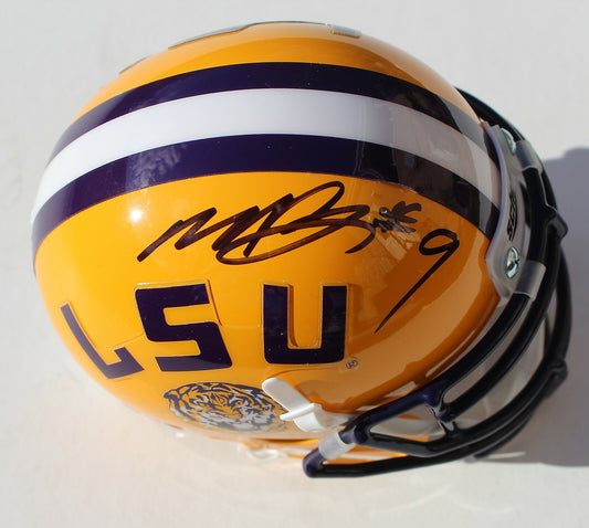 Marcel Brooks Signed LSU Tigers Mini Football Helmet W/COA #2 C