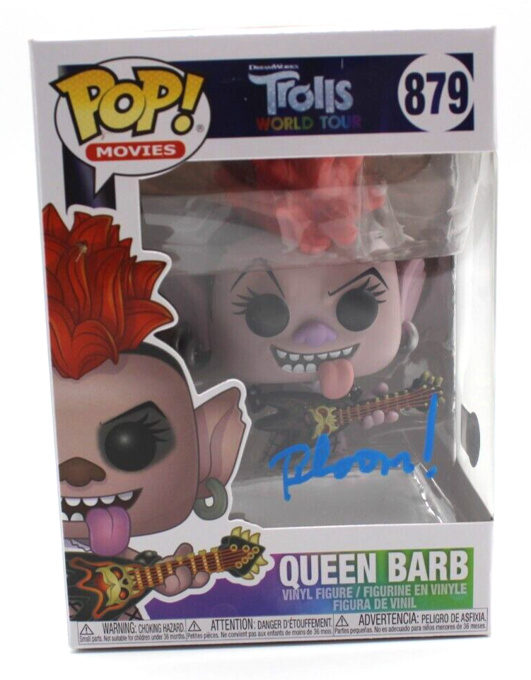 Rachel Bloom Trolls World Tour Queen Barb Signed Funko Pop w/Beckett COA BP89917
