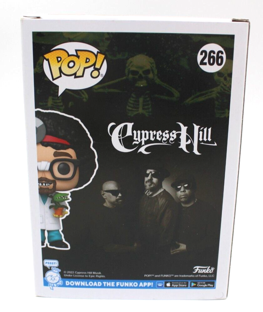 B-Real AS Dr. Greenthumb Cypress Hill Signed Funko Pop w/Beckett COA BH010995