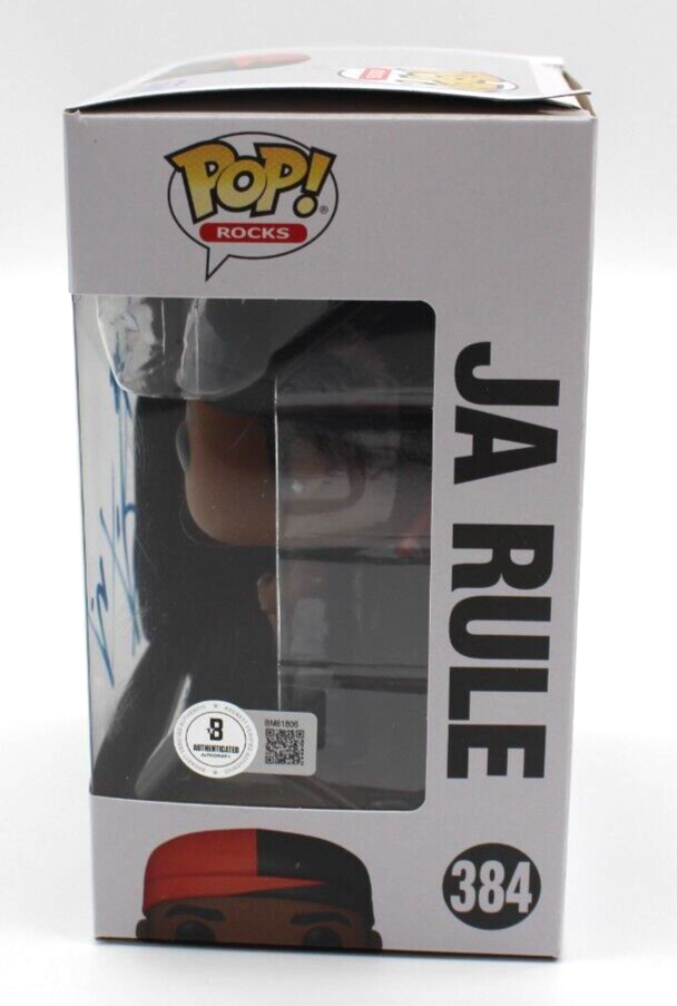 Ja Rule Signed Funko Pop 384 Rocks Icon Live w/Beckett COA BM61806 Window Swap