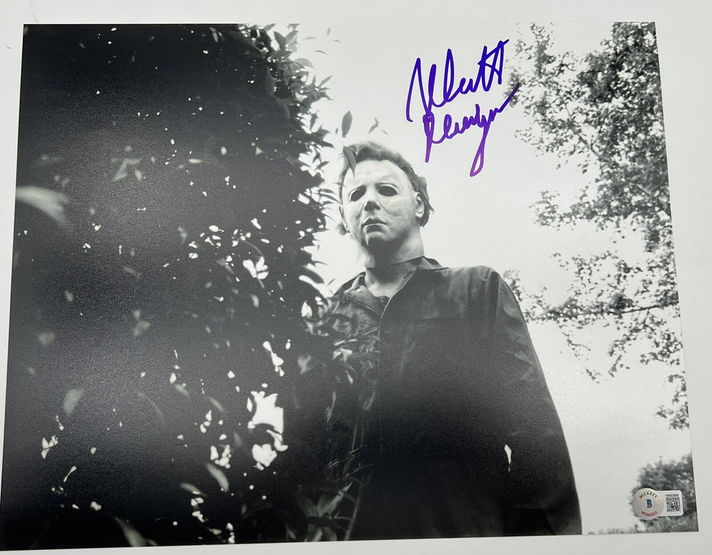 Nick Castle Signed Halloween Movie Michael Myers 11x14 Photo w/Beckett COA #8