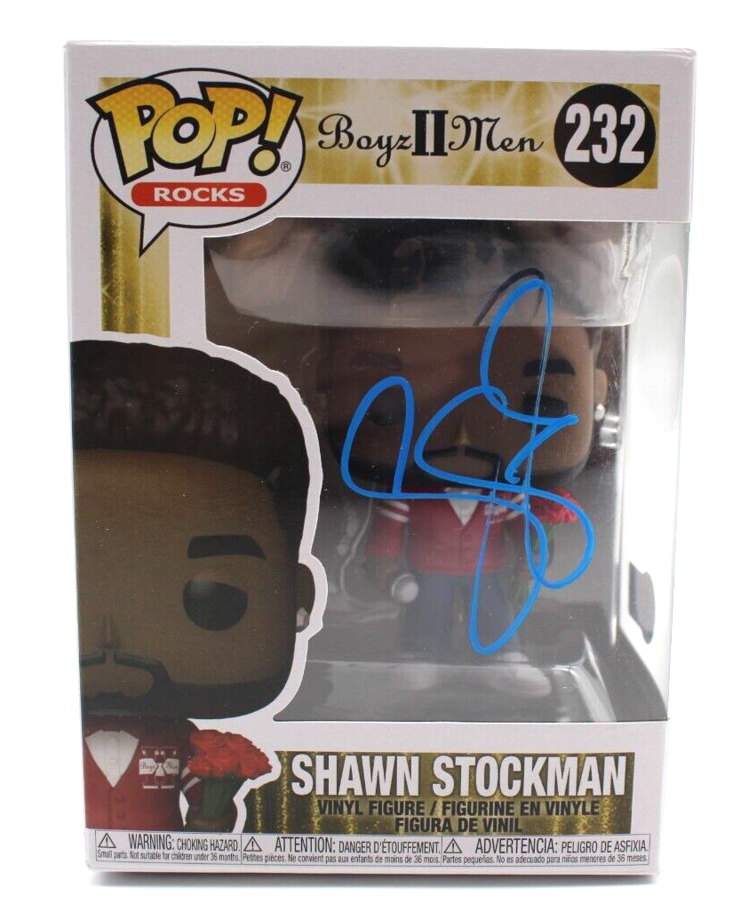Shawn Stockman Boyz II Men #232 Signed Funko Pop Rocks w/Beckett COA BP89911