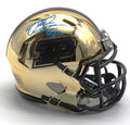 Mike Alstott Signed Purdue Boilermakers Mini Football Helmet w/JSA COA AX11381