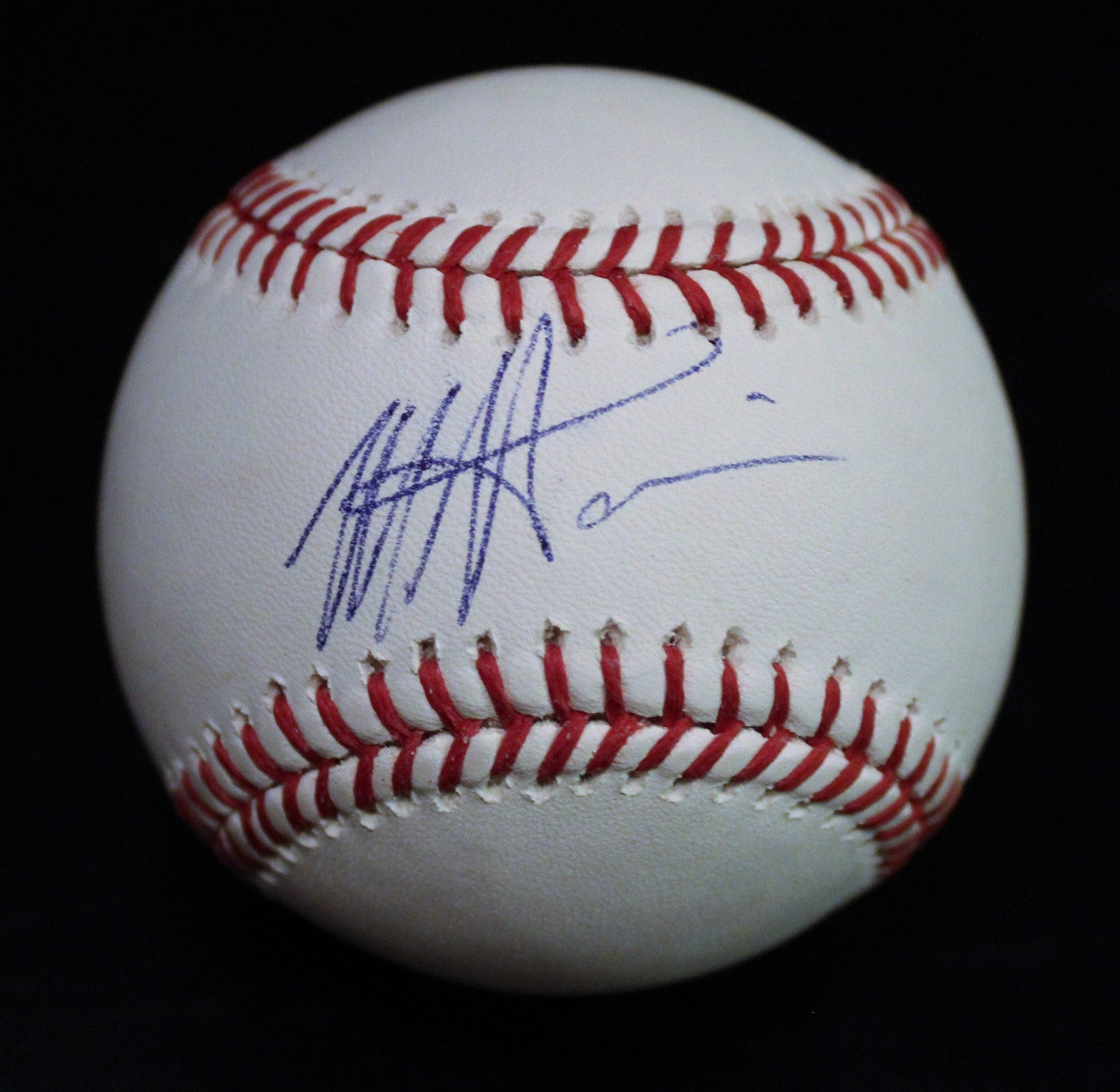 Monte Harrison Signed Official Major League Baseball w/COA Milwaukee Brewers
