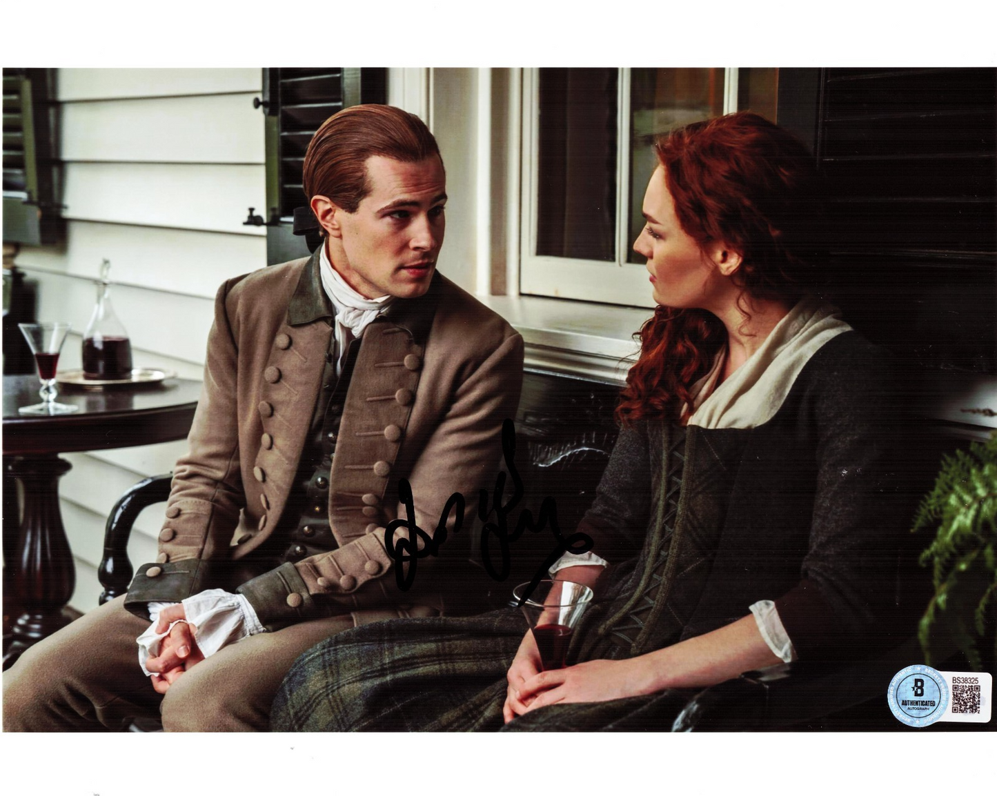 David Berry Signed Outlander Lord John Grey 8x10 Photo W/Beckett COA BS38325
