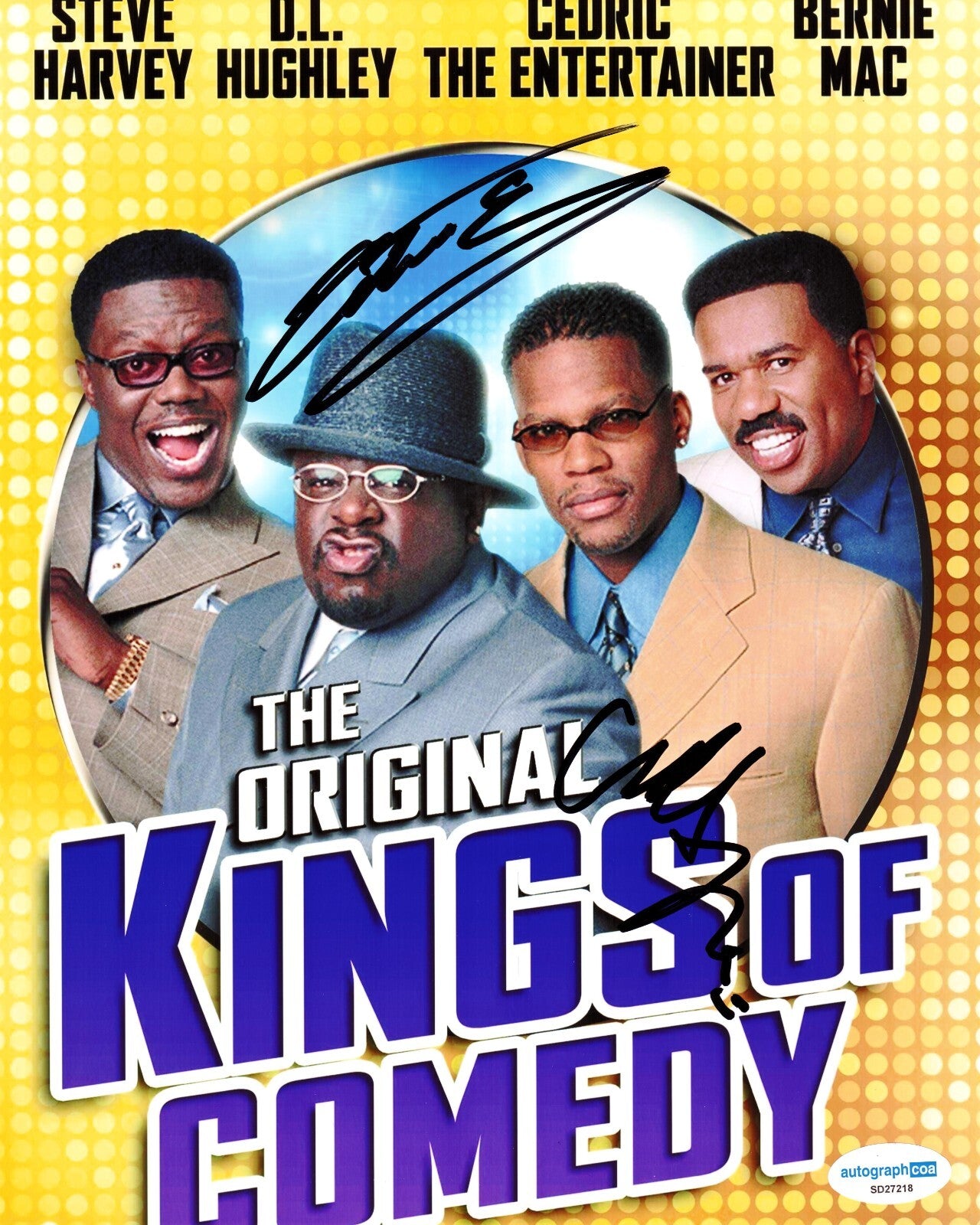 Cedric The Entertainer Signed Original Kings of Comedy 8x10 Photo w/ACOA SD27218