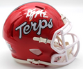 DJ Moore Signed Maryland Terrapins Mini Football Helmet w/Beckett COA BP59138