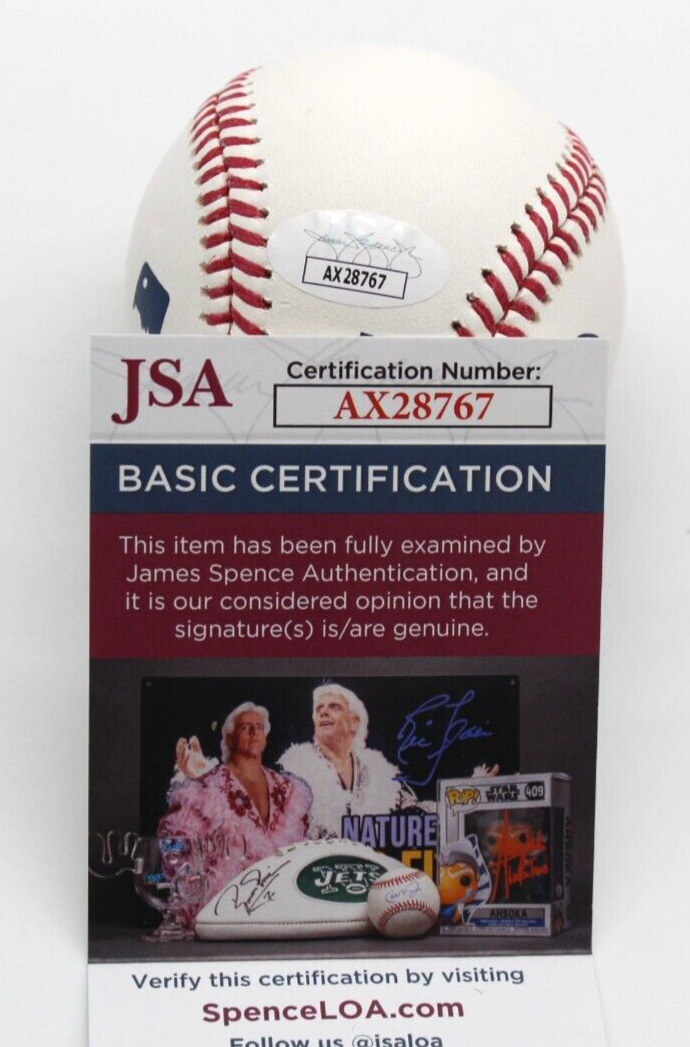 DJ LeMahieu New York Yankees Signed Official MLB Baseball w/JSA COA AX28767