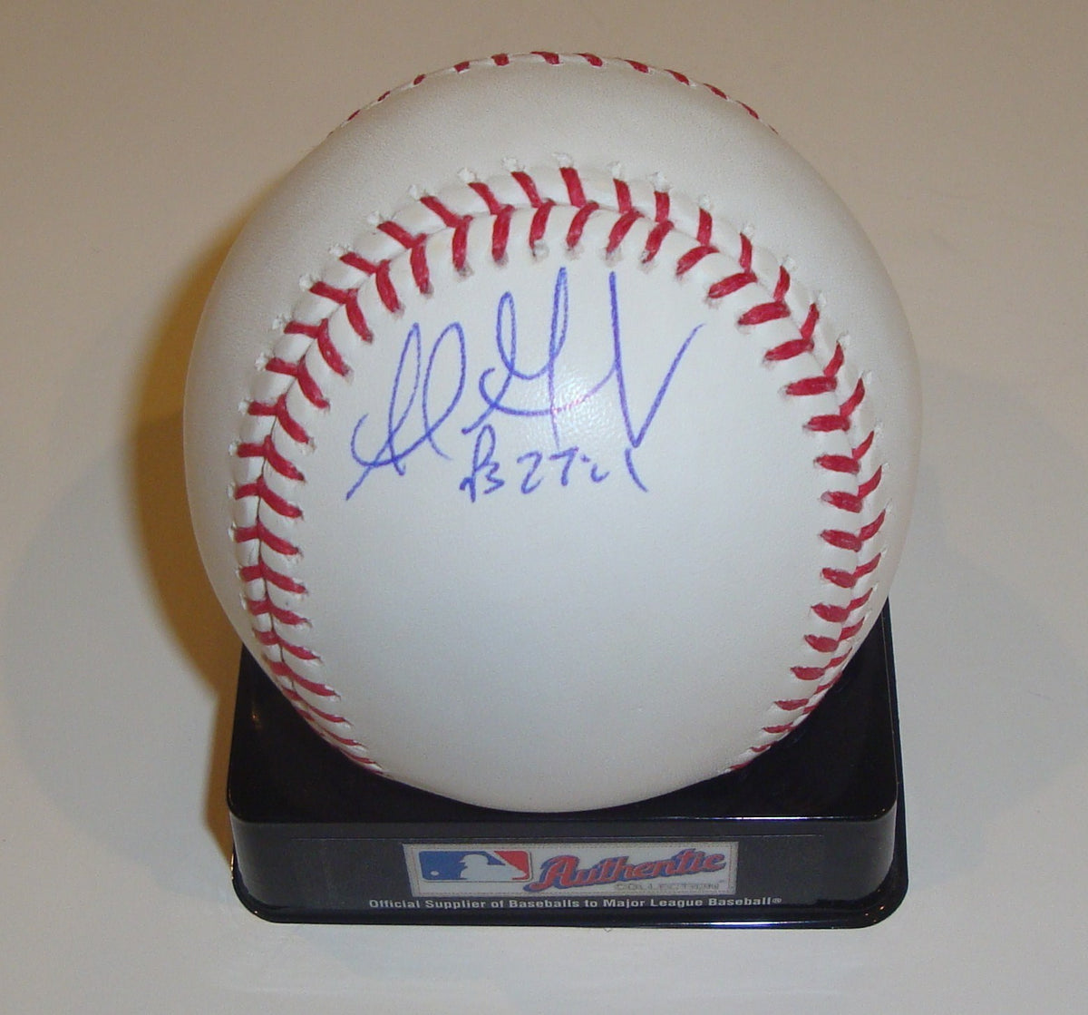 Adrian Gonzalez Signed Baseball w/COA Official MLB Boston Red Sox