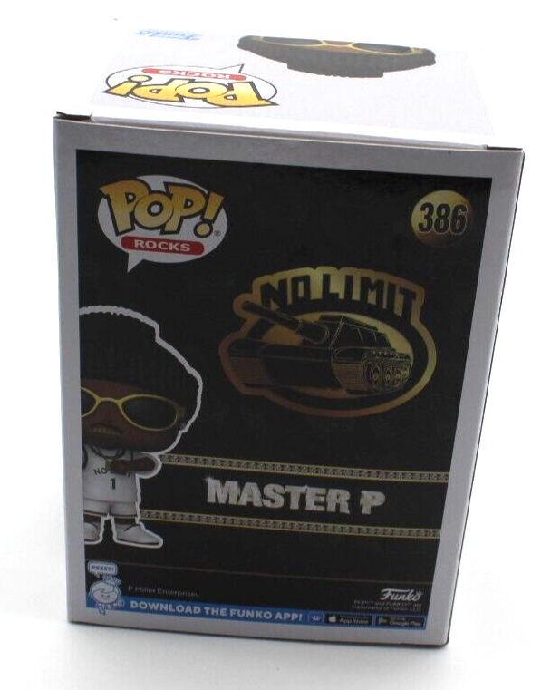 Master P No Limit 386 Percy Miller Signed Funko Pop w/Beckett BP30249 Swap