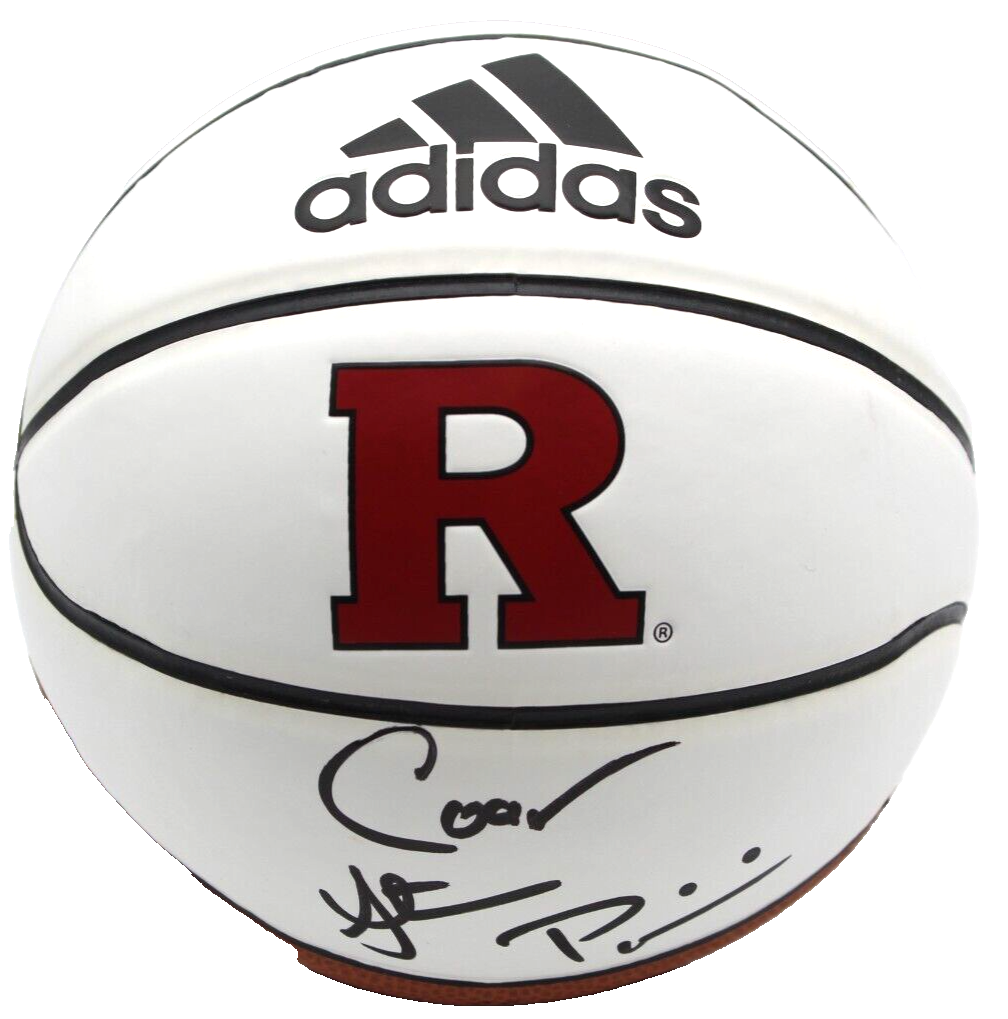 Steve Pikiell Rutgers Scarlet Knights Signed Mini Ball W/Beckett COA BR32940