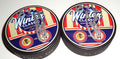 Tim Gleason signed 2015 Winter Classic Capitals Souvenir dualing puck w/coa