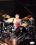 Prairie Prince Journey Rock N Roll Drummer Signed 8x10 Photo w/ACOA SD60074