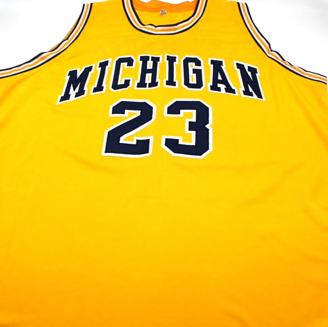 Yaxel Lendeborg Signed Custom Michigan Wolverines Jersey w/JSA COA CR86415
