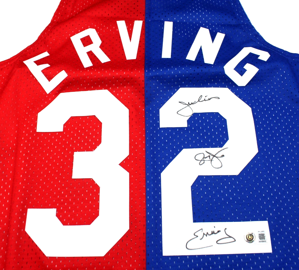 Julius Erving Signed New York Nets New Mitchell Ness M Jersey W/BAS COA BY018622