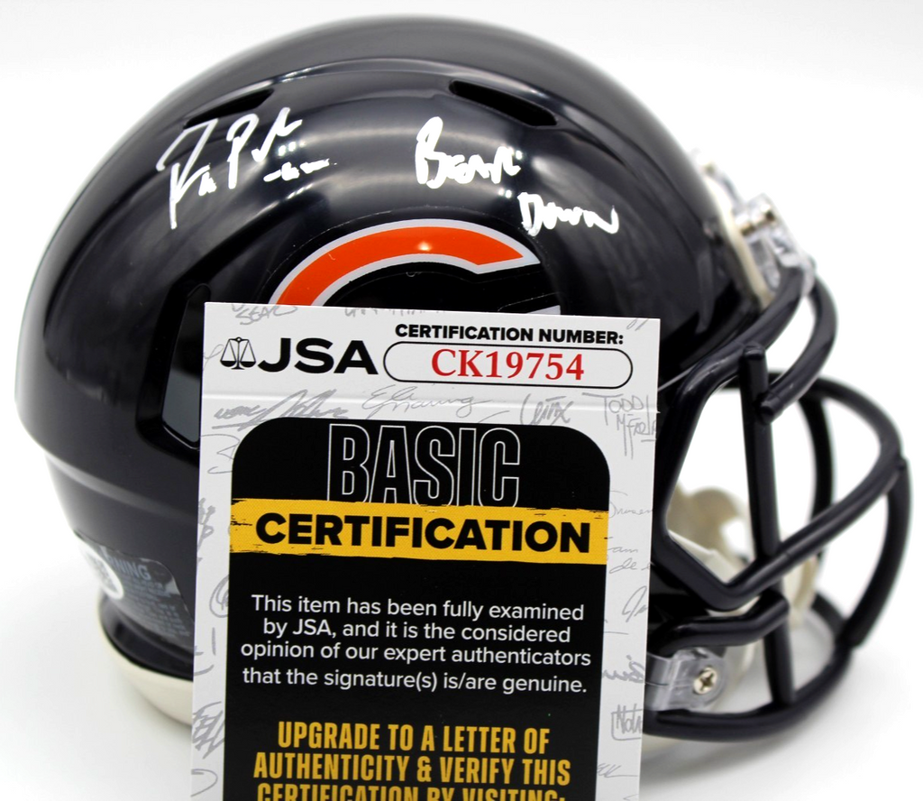 Ryan Poles Chicago Bears GM Signed Mini Football Helmet w/JSA COA CK19754