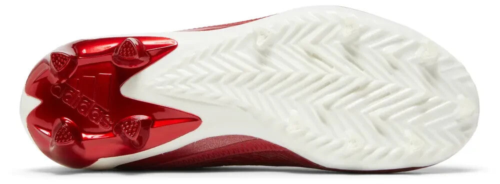 Adidas Men’s Size 10.5 Adizero Football Cleats Team Red White GW5058 Brand NEW