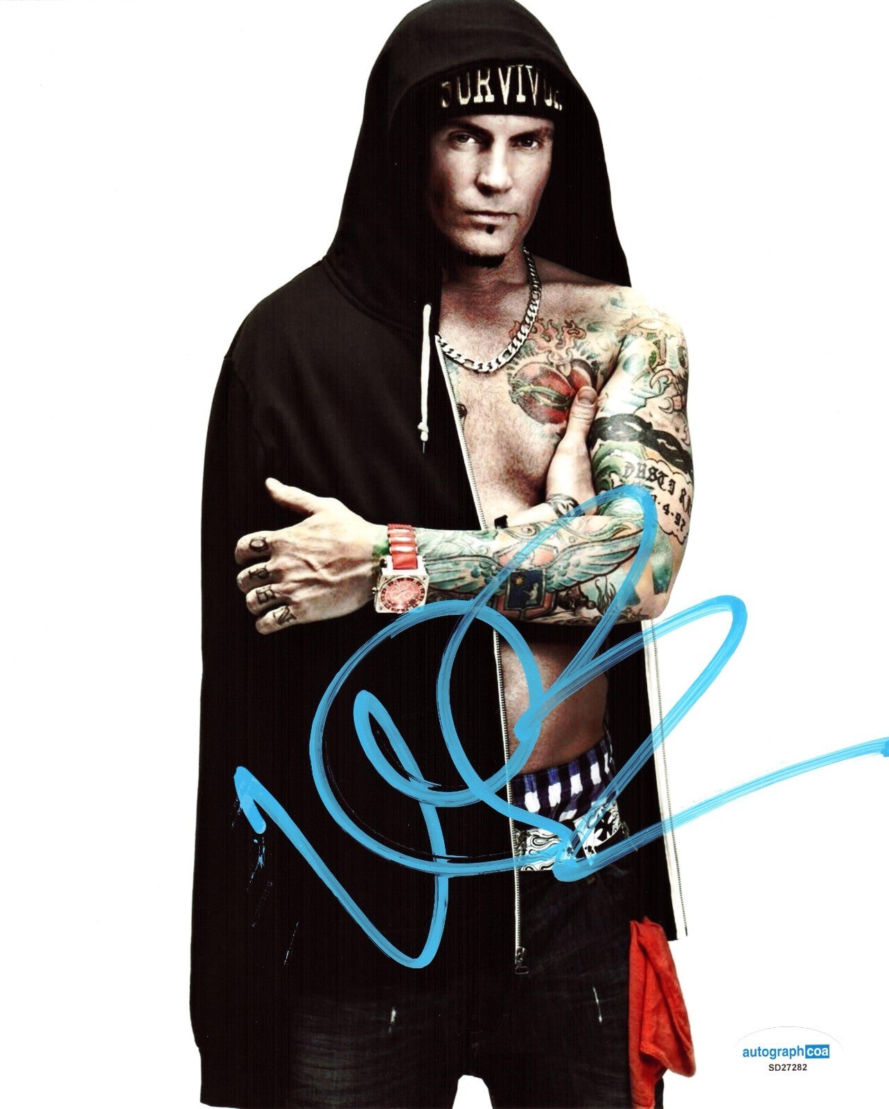 Vanilla Ice Signed 8x10 Photo Ice Ice Baby Rap Hip Hop w/ACOA SD27282