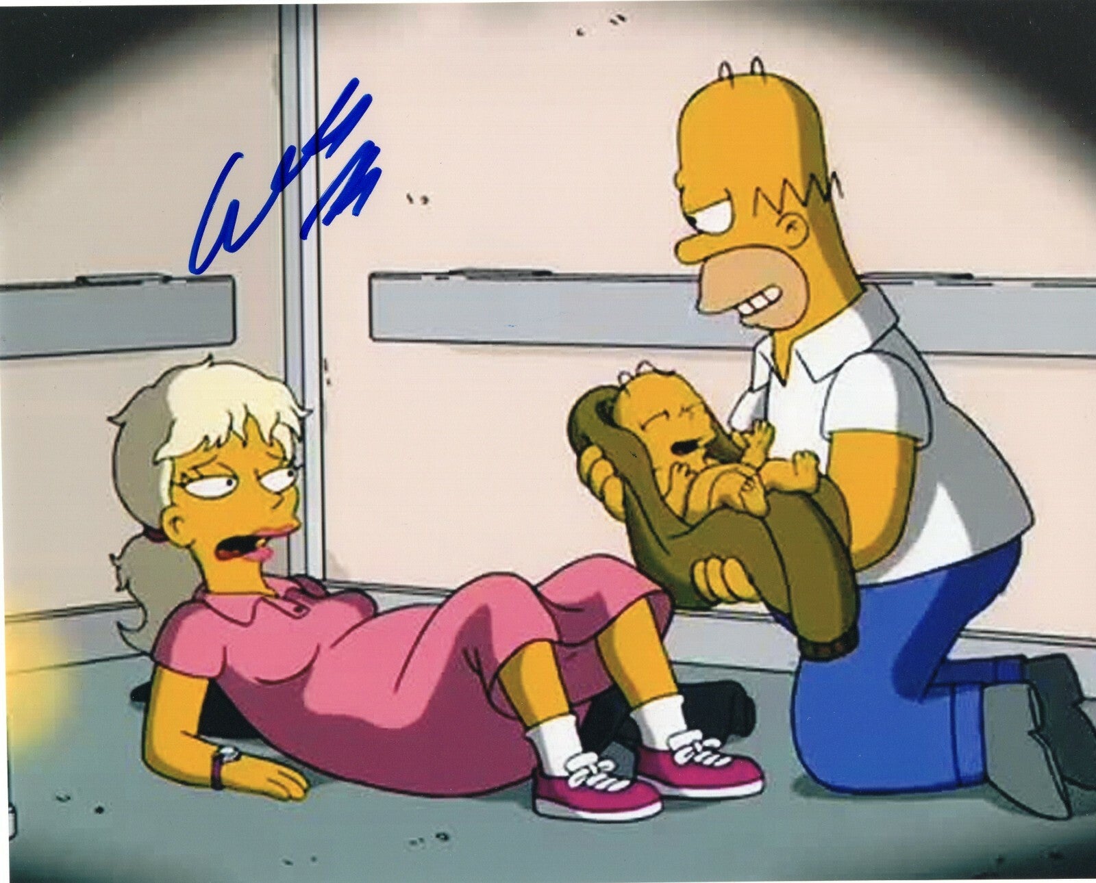 Elisabeth Moss Signed 8x10 Photo w/COA Mad Men Simpsons Gretchen Labor Pains  