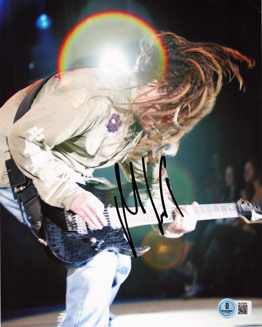 Munky Signed Korn James Shaffer Nu Metal 8x10 Photo W/Beckett COA BU10949