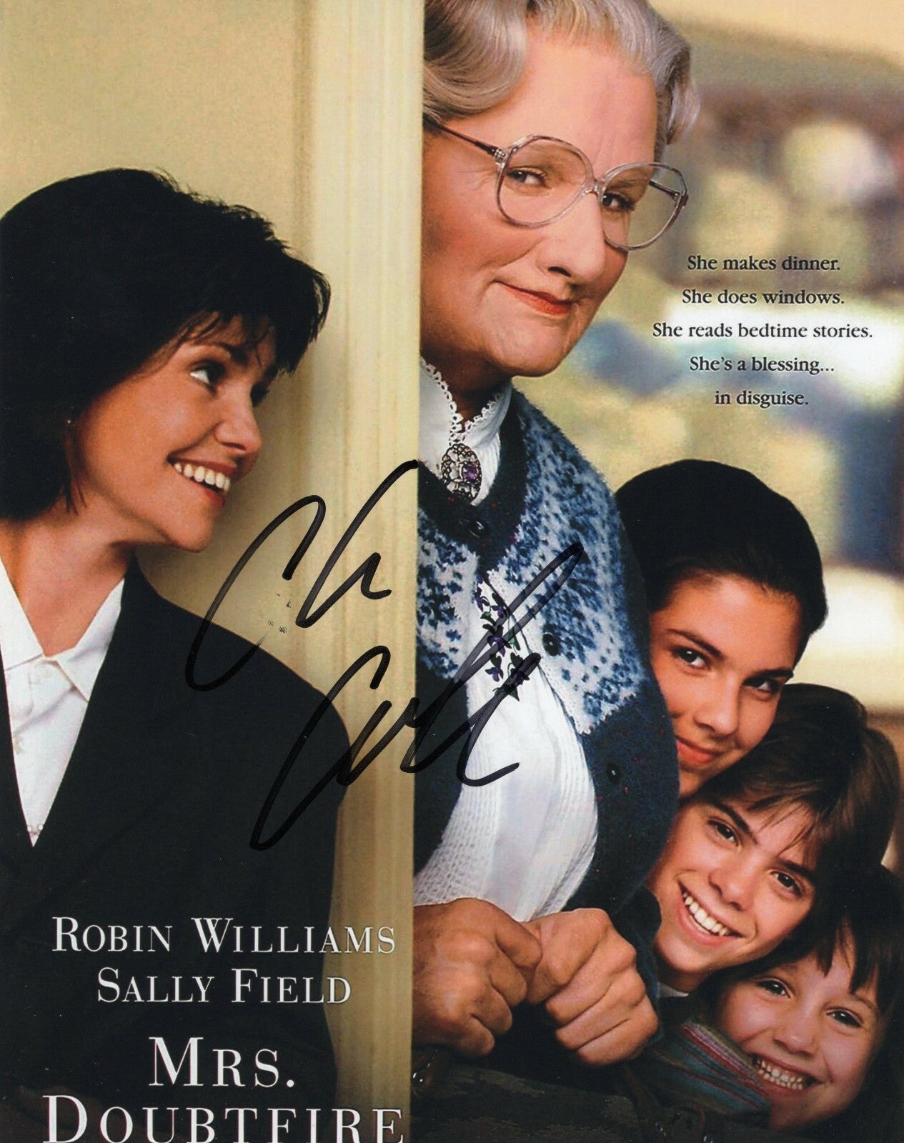 Chris Columbus Signed Mrs. Doubtfire Movie Director 8x10 Photo w/COA 