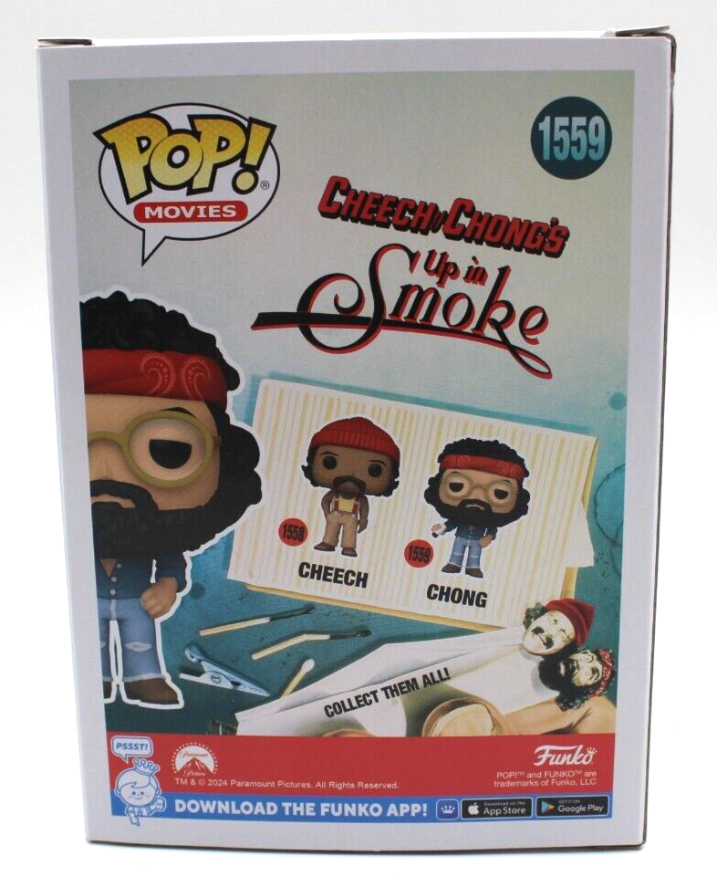 Tommy Chong Signed Up In Smoke 1559 Cheech Funko Pop w/Beckett COA BP59485