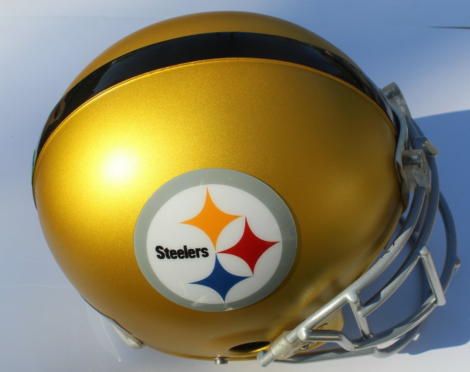 Pittsburgh Steelers Custom Blaze Football Helmet Decals Used Ben Roethlisberger