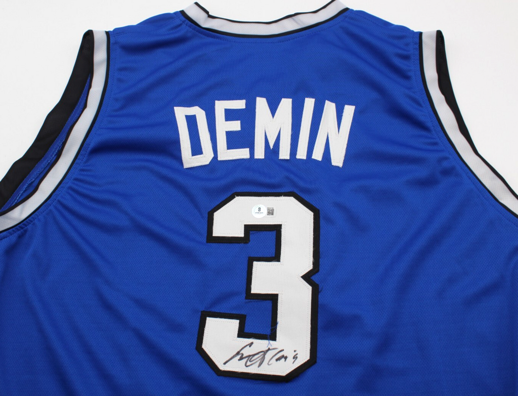 Egor Demin Signed BYU Cougars Brigham Young Custom Jersey W/Beckett COA BS22739