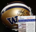 Jake Browning Signed Washington Huskies Mini Football Helmet w/JSA COA #2 C