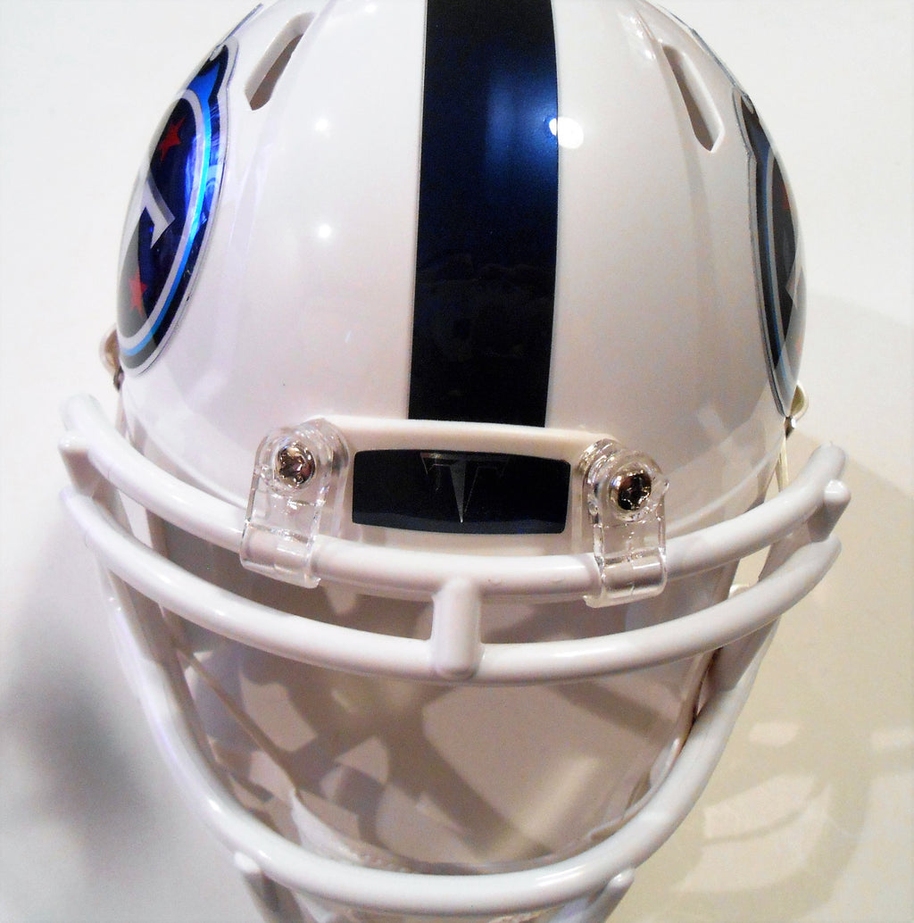Tennessee Titans Custom Speed Mini Helmet with Chrome Decals Marcus Mariota #8