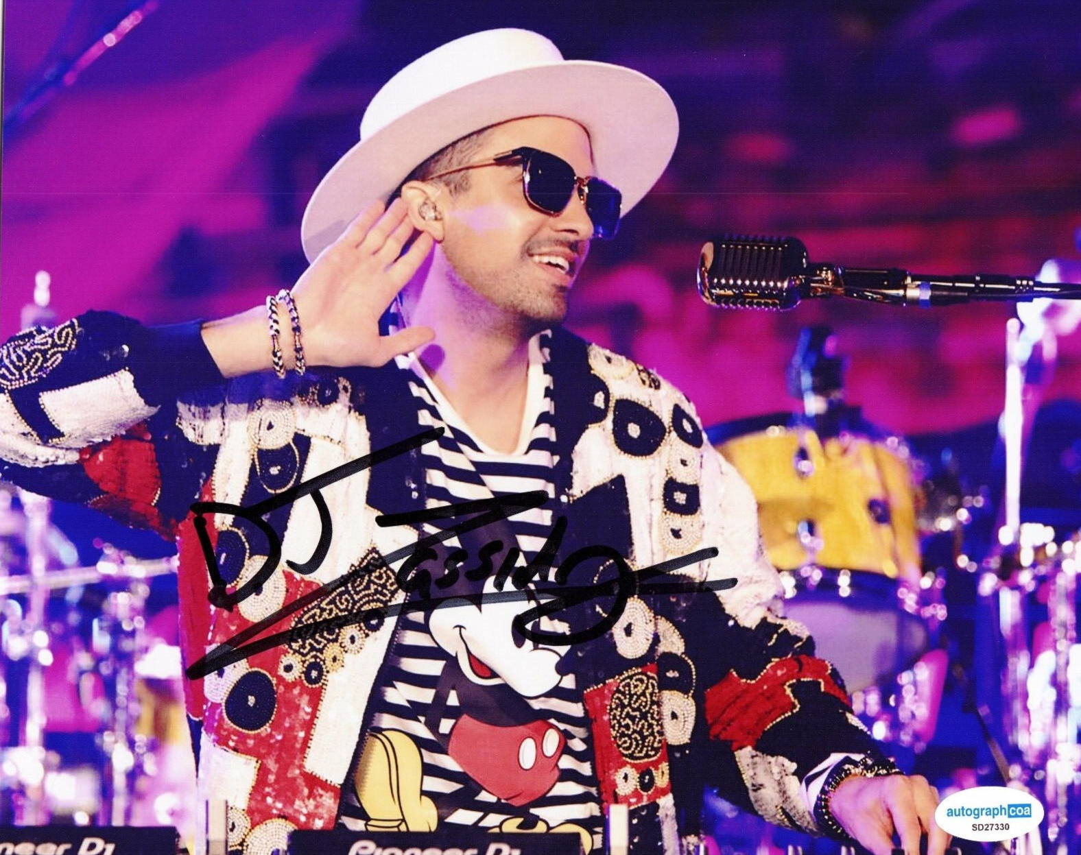 DJ Cassidy Signed 8x10 Photo Paradise Royal Music w/ACOA SD27330