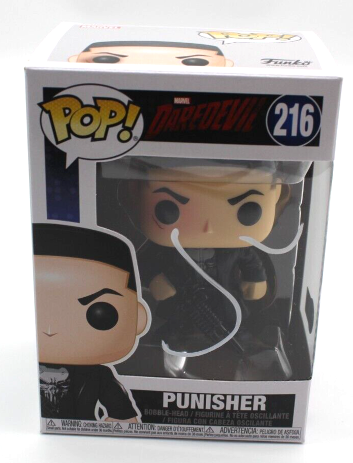Jon Bernthal Signed Punisher Daredevil Funko Pop 216 w/Beckett COA BM61798