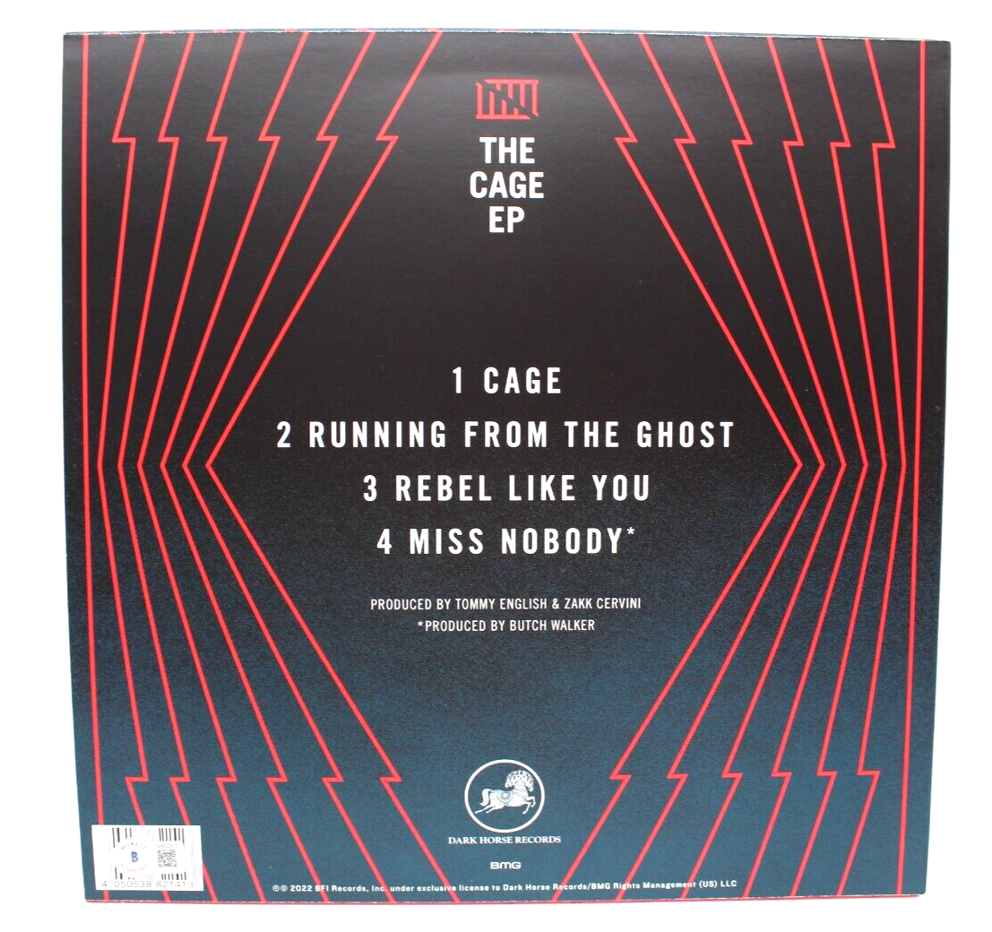 Billy Idol Signed The Cage EP New Vinyl Record Album W/Beckett BAS COA BH033875