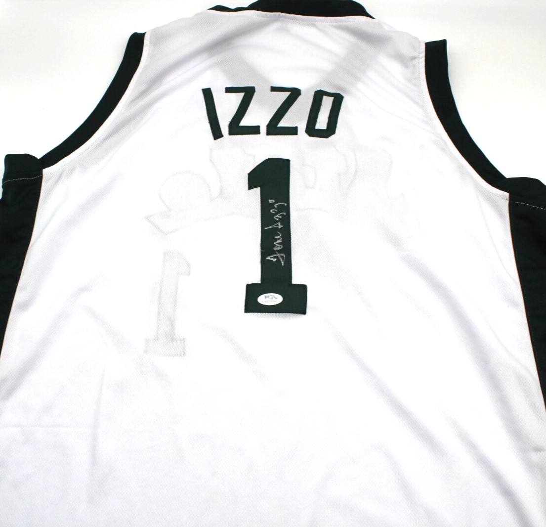 Tom Izzo Michigan State Spartans Signed Custom Jersey w/PSA DNA COA AO79806