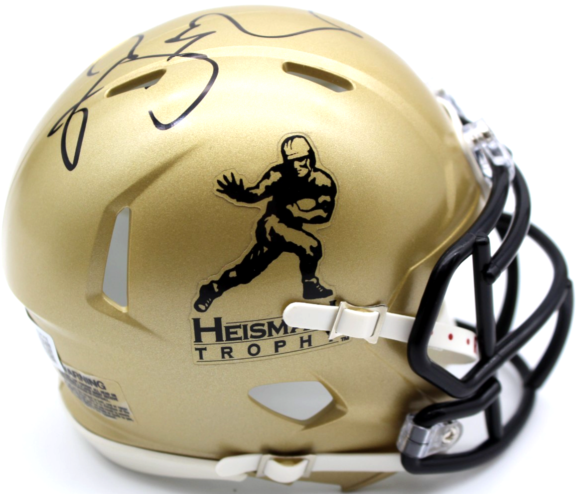 Matt Leinart Signed Heisman Trophy Mini Helmet USC w/Beckett COA BU41416