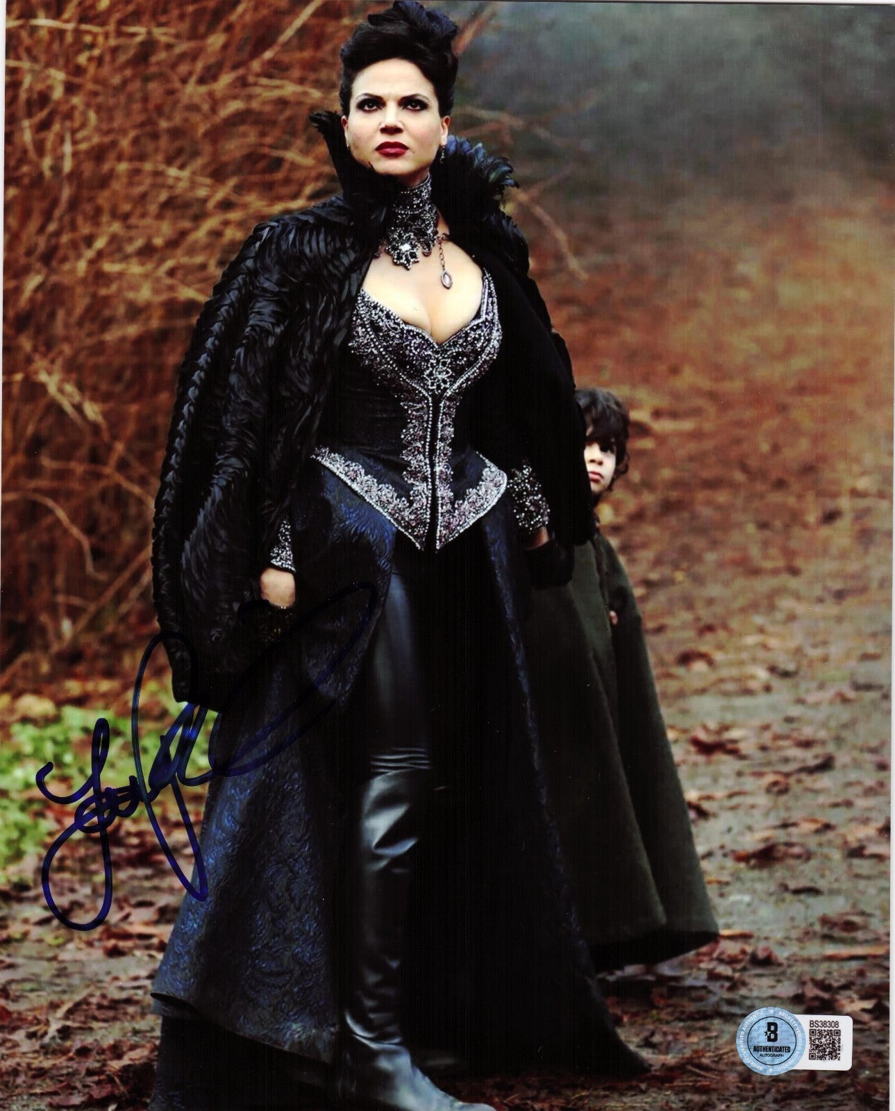 Lana Parrilla Signed Evil Queen Once Upon a Time 8x10 Photo W/Beckett BS38308