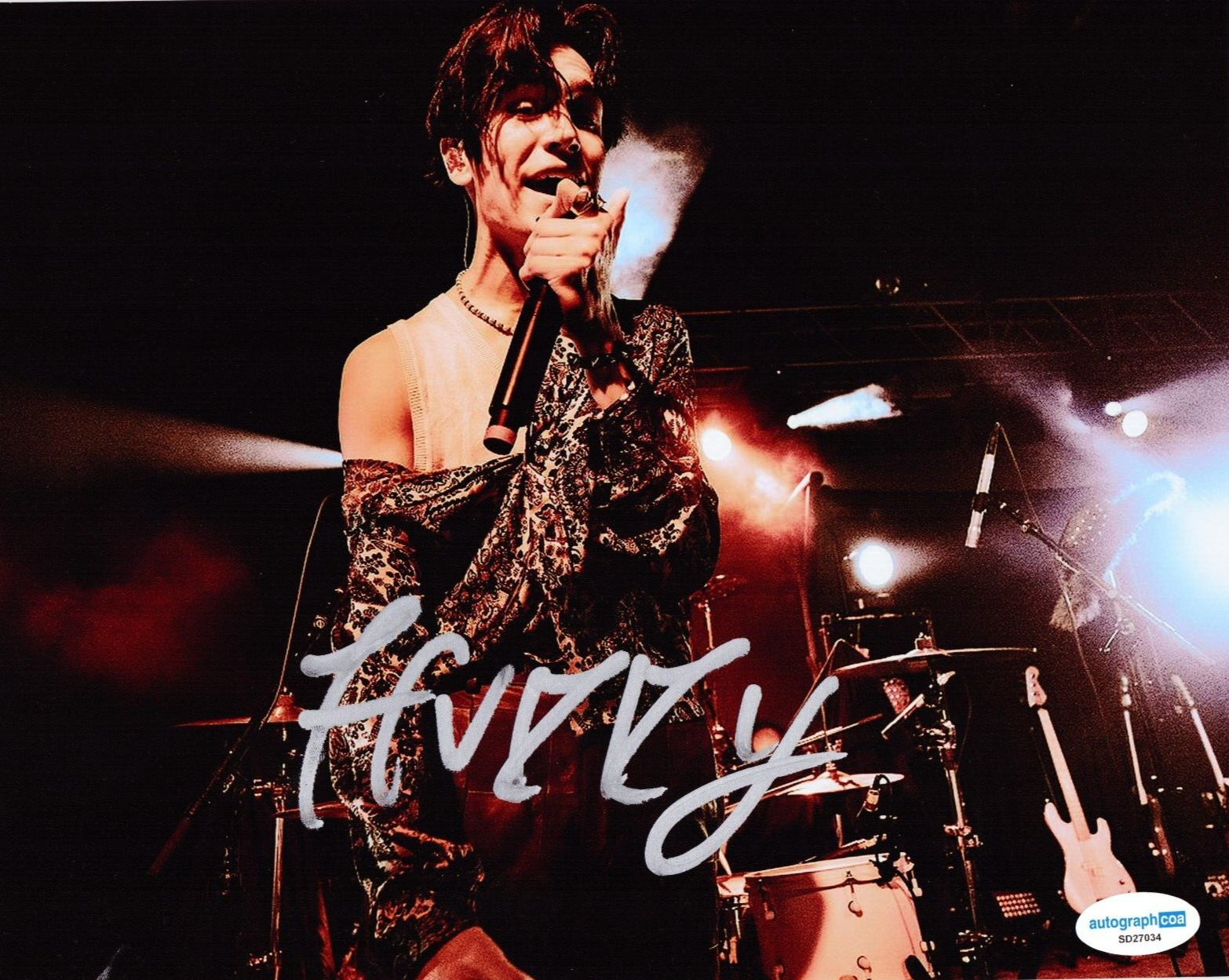 Huddy Cole Hudson Signed 8x10 Photo Hype House Hip Hop Rap w/ACOA SD27034