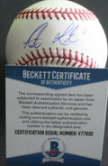 Austin Listi Phillies Signed Official Major League Baseball W/Beckett COA V77832