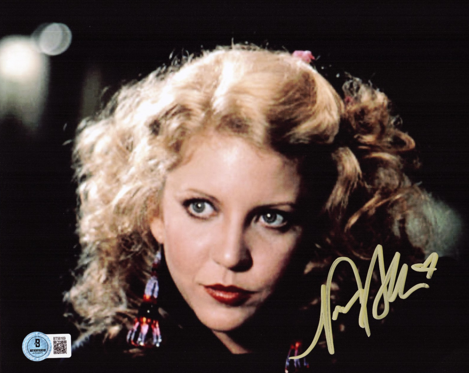 Nancy Allen Signed Dressed to Kill Liz Blake 8x10 Photo W/Beckett COA BT56169