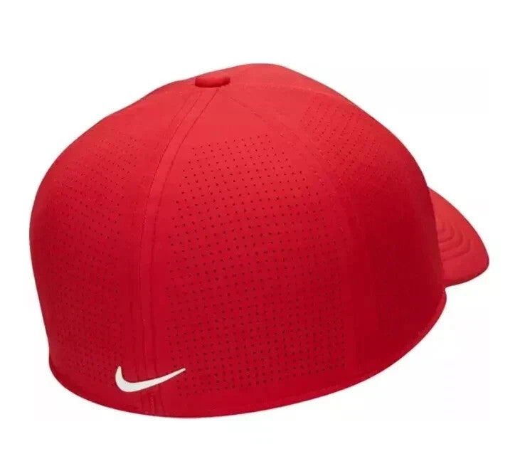 Brand New Nike Tiger Woods Hat Dri-FIT ADV Club Cap Red Size S/M FB6454-687