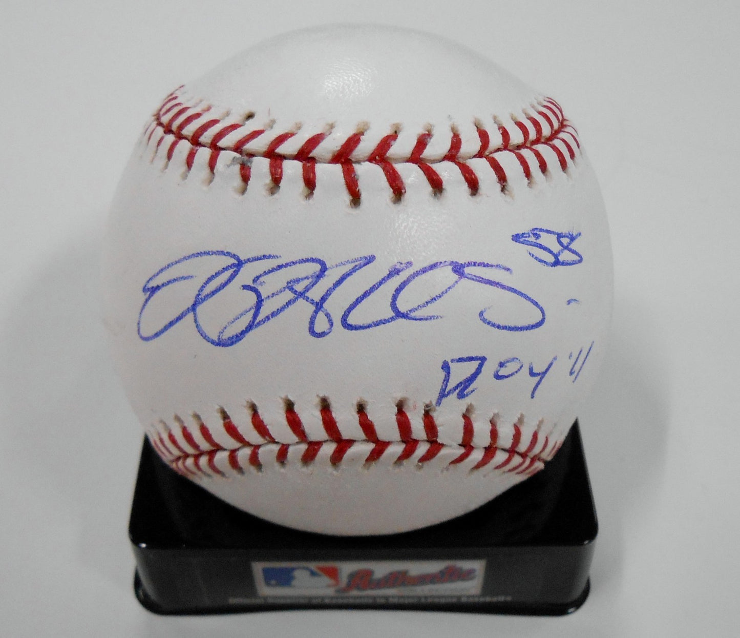 Jeremy Hellickson Signed Official Major League Game Baseball w/COA Rays
