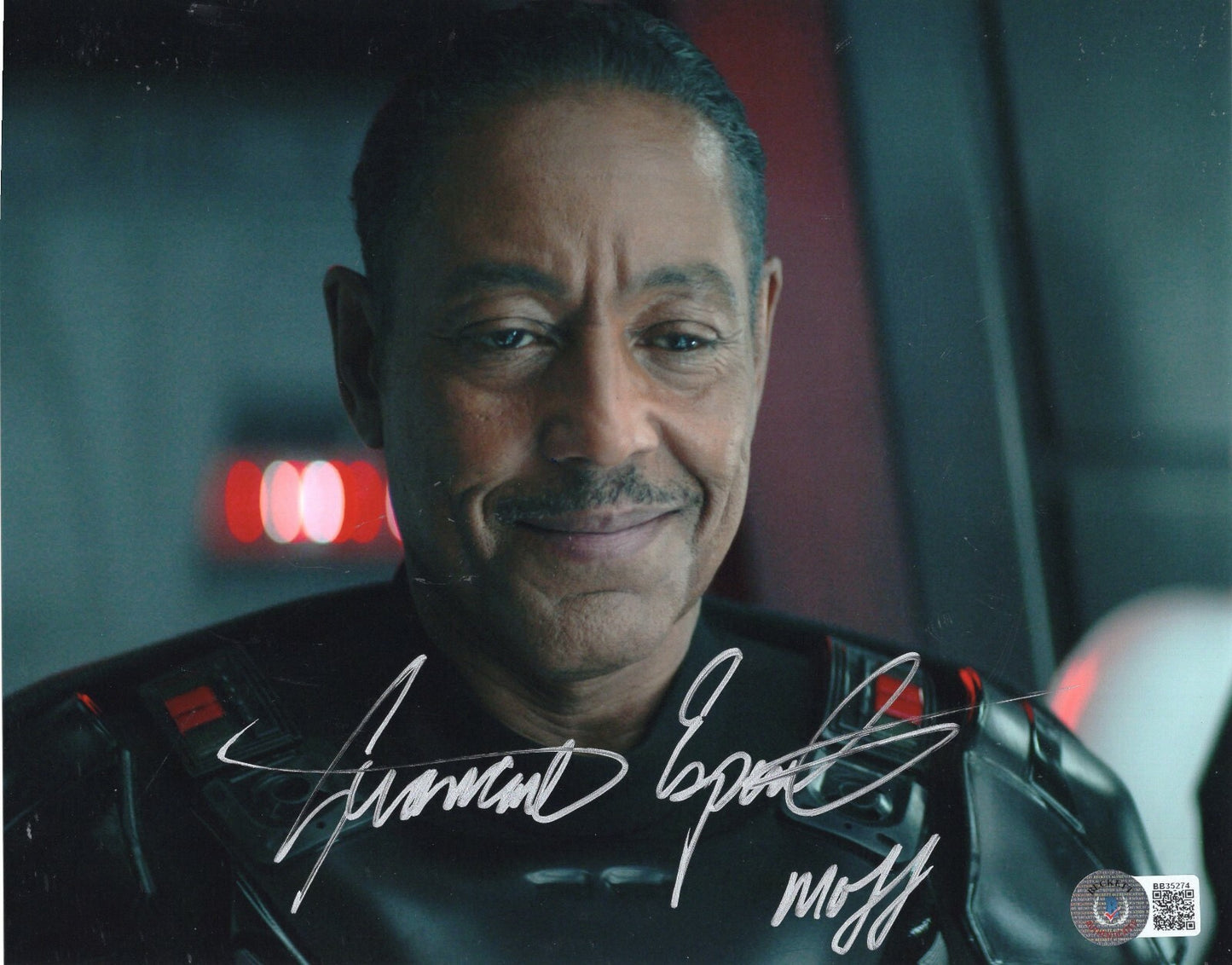 Giancarlo Esposito Moff Gideon Signed 8x10 Photo w/Beckett COA BB35274