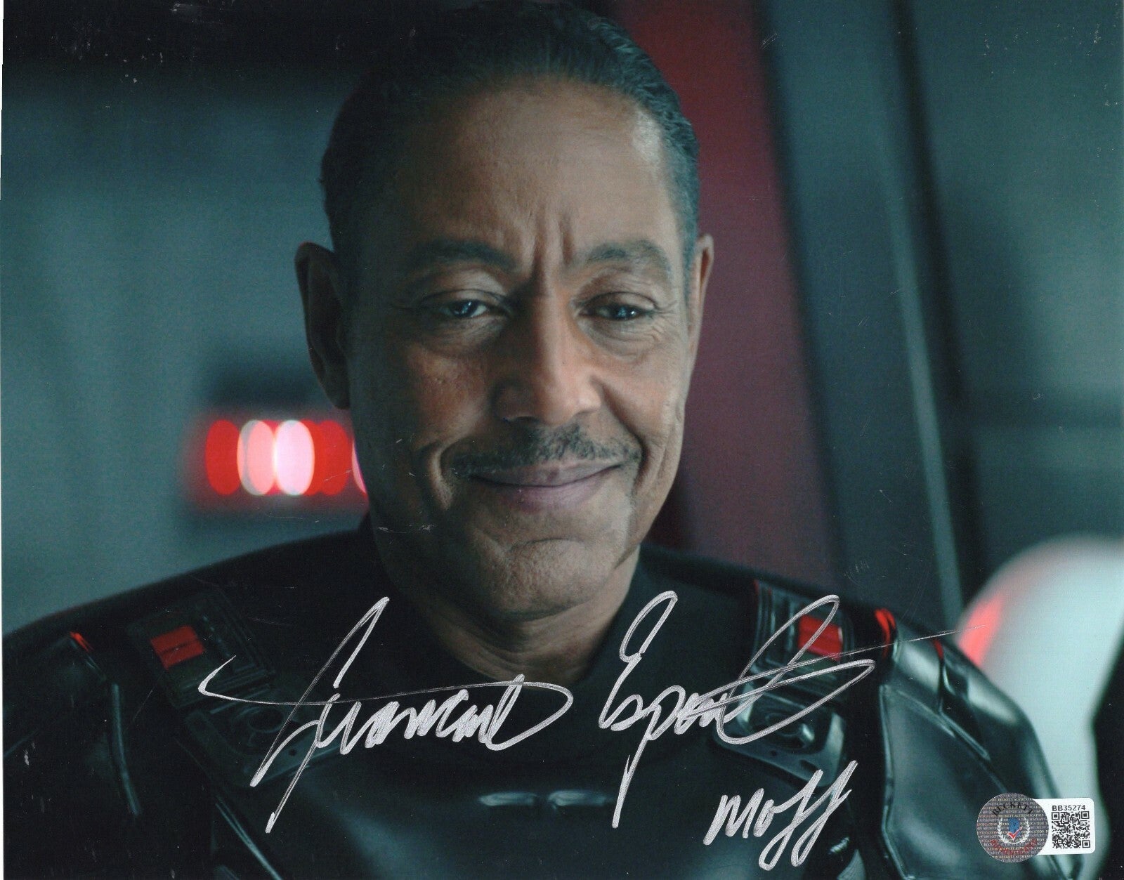 Giancarlo Esposito Moff Gideon Signed 8x10 Photo w/Beckett COA BB35274