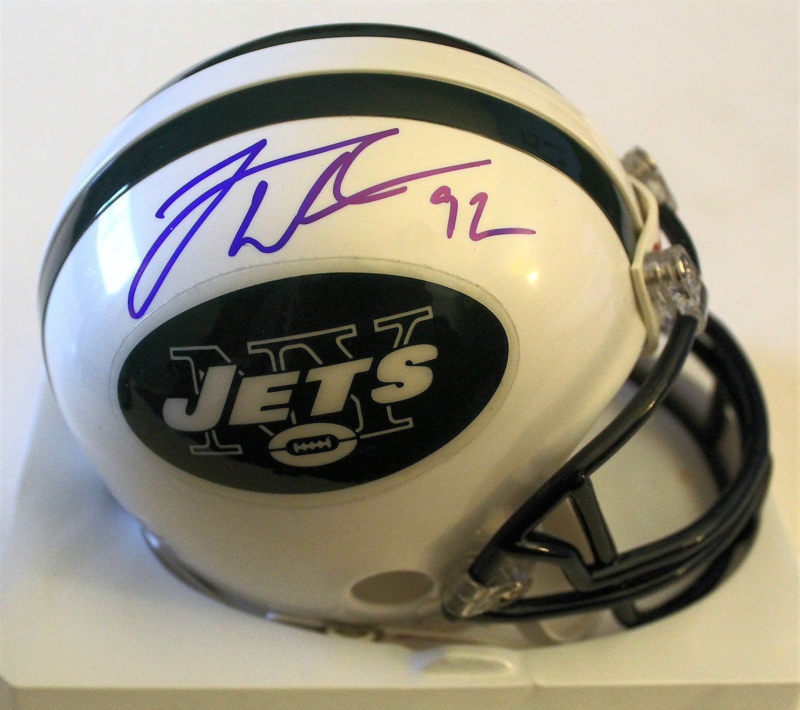 Leonard Williams Signed New York Jets Mini Football Helmet W/COA