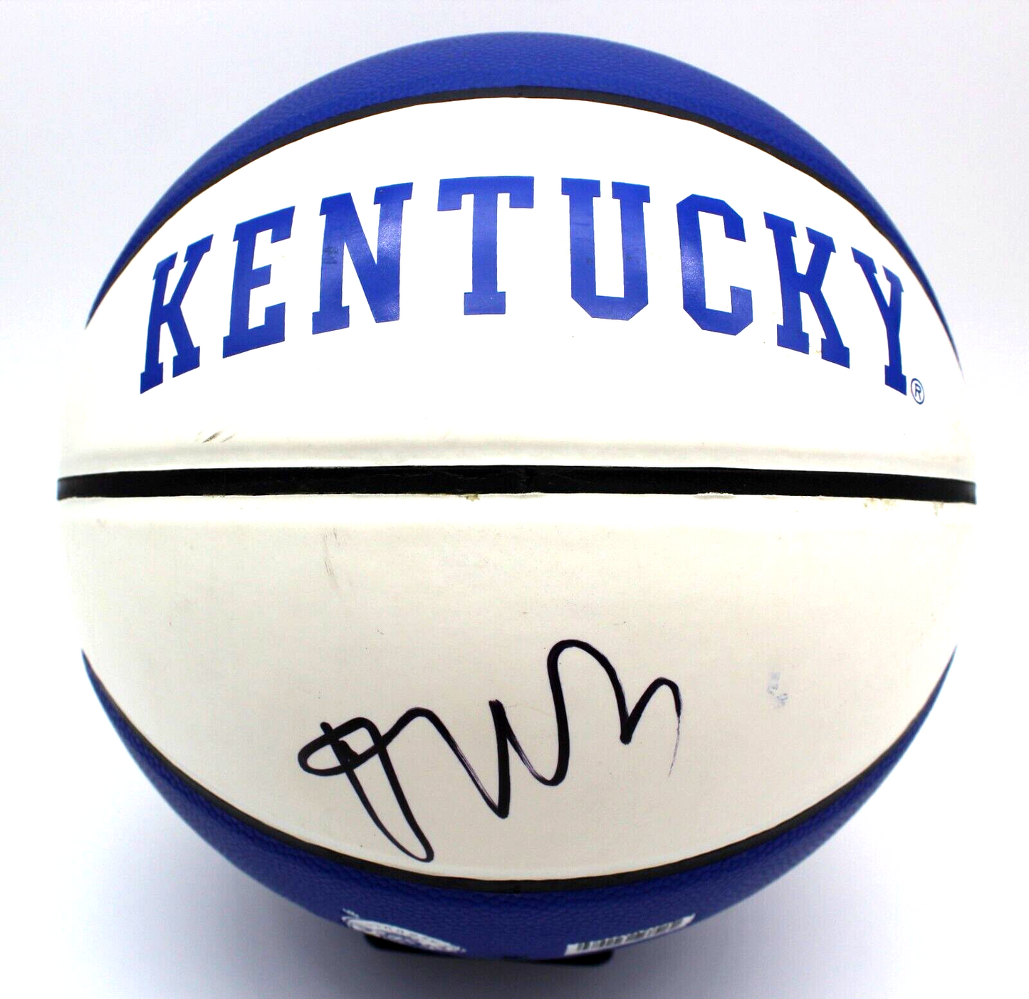 Ty Ty Washington Signed Kentucky Wildcats Logo Basketball w/PSA DNA COA AM15222