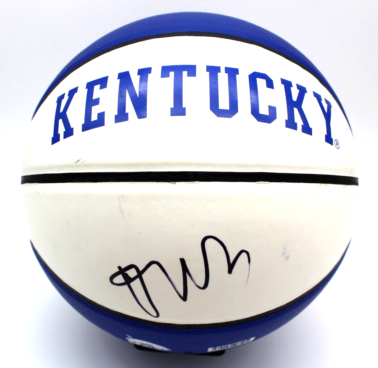 Ty Ty Washington Signed Kentucky Wildcats Logo Basketball w/PSA DNA COA AM15222