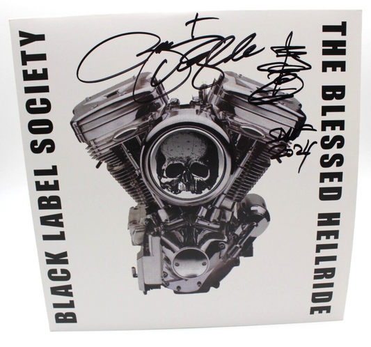 Zakk Wylde Black Label Society Blessed Hellride Signed Album W/JSA COA AX28232