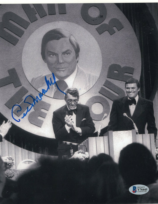 Peter Marshall The Hollywood Squares Signed 8x10 Photo w/Beckett COA Y76445