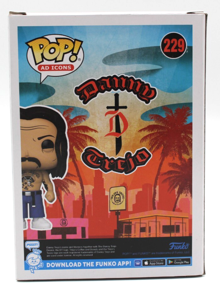 Danny Trejo Signed Pop Ad Icons 229 Machete Funko Pop w/Beckett COA BR25866