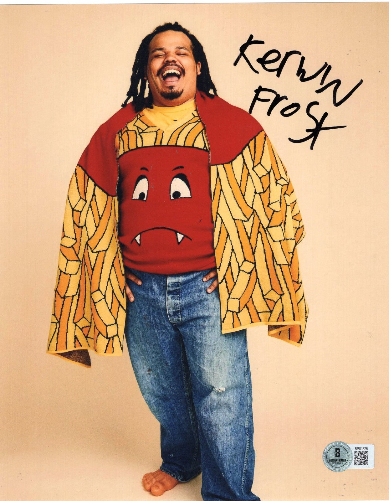 Kerwin Frost Comedian Talk Show Host DJ Signed 8x10 Photo w/Beckett COA BP01525